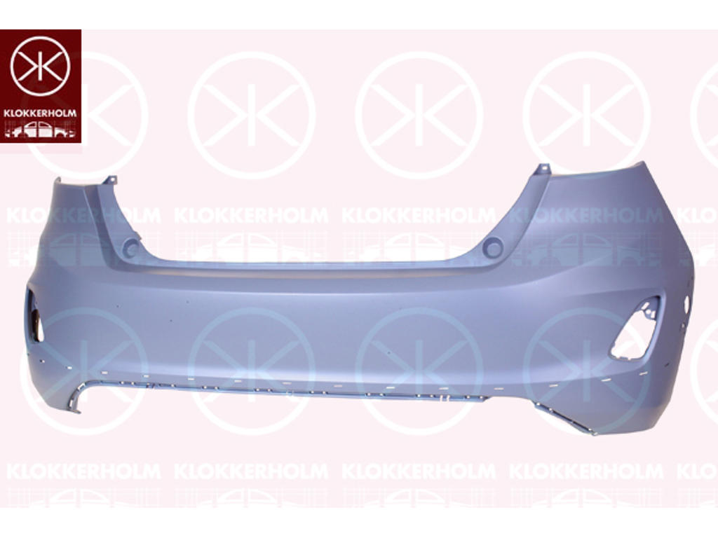 Bumper, Rear, w/primer, Vehicle Equipment Line/Variant: Active