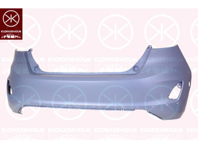 Bumper, Rear, w/primer, Vehicle Equipment Line/Variant: Active