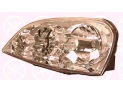 Koplamp, H7/H1, voor voertuigen met lichthoogteregeling, rechts, Belichtingssterkte [lx]: 17.5