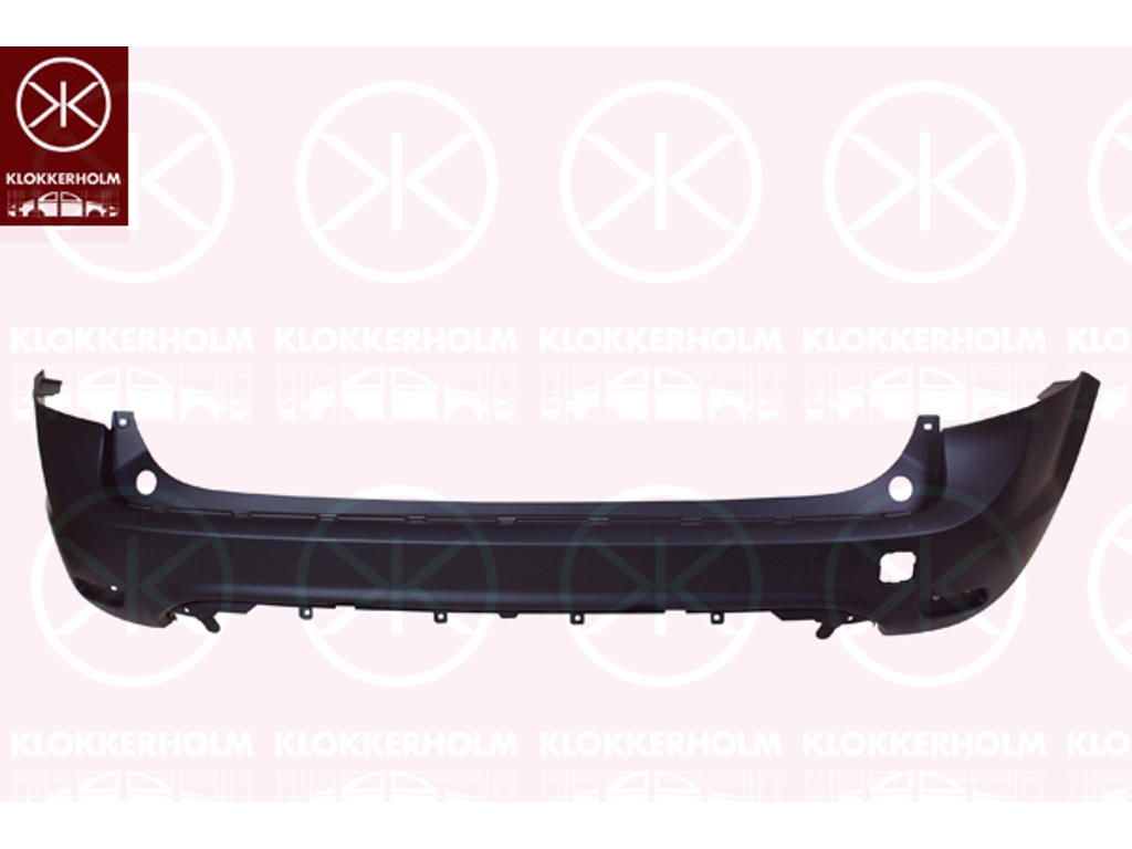 Bumper, w/primer, Rear