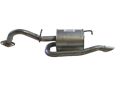 Rear Muffler, See accessories list for additionally required parts:  