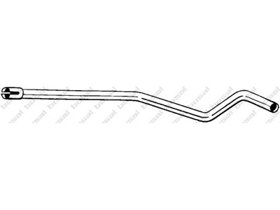 Exhaust Pipe, See accessories list for additionally required parts:  