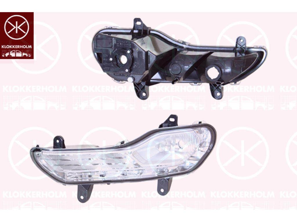 Front Fog Light, Left Front, H10, PY21W