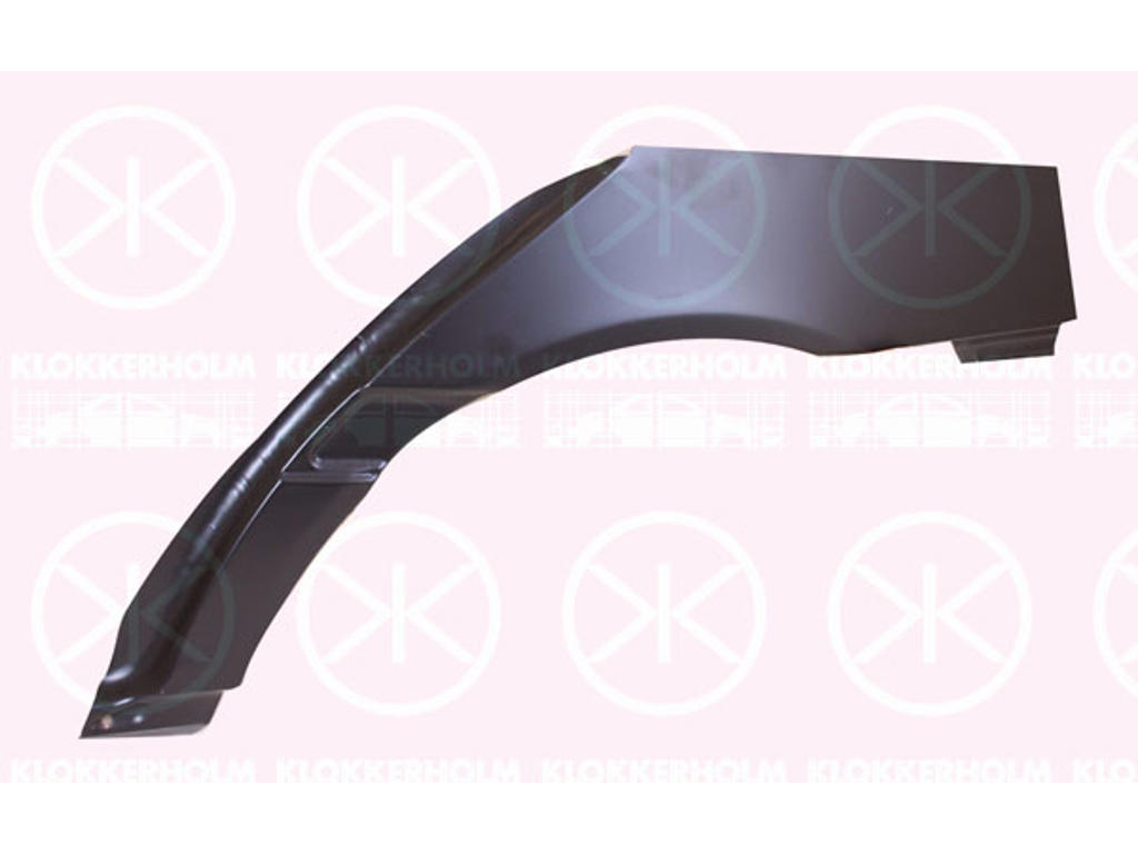 Quarter Panel, Right, Wheel Arch Border, Outer section, Repair Panel