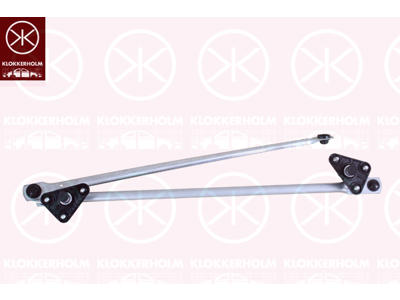 Wiper Linkage, Front, Set, without electric motor, for left-hand drive vehicles