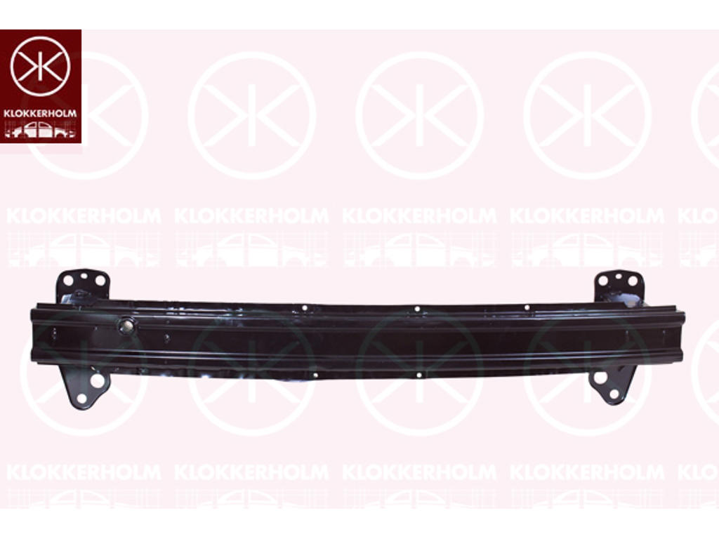 Support, bumper, Steel, Front, Vehicle Production Country: Mexico