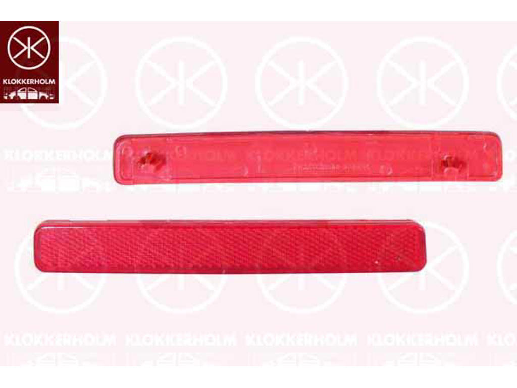 Reflector, red, Right Rear