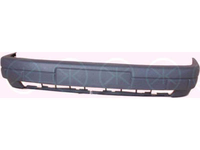 Bumper, Front, black, without hole(s) for washer nozzle