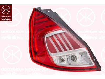 Baglygte, højre, Antal døre: 3-5, Lampe/pærefunktion: med baglys (LED), P21W, PY21W, W16W, Varroc