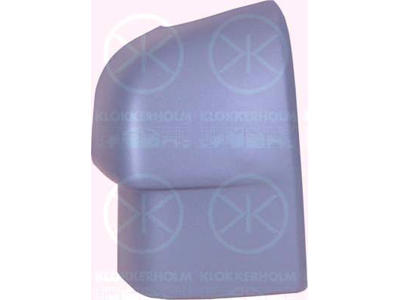 Bumper, grey, Left Rear
