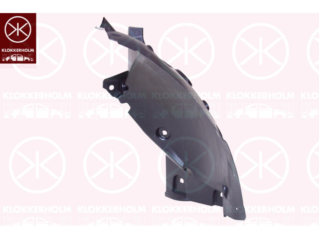 Beklädnad, hjulhus, plast, vänster fram, bakdel