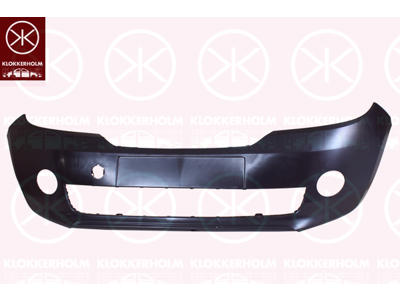 Bumper, Front, Smooth, with hole(s) for fog lights