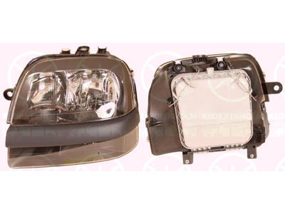 Headlight, H7/H1/H1, for vehicles with headlight levelling, AL, Left, Illuminance [lx]: 20