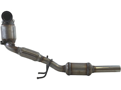 Catalytic Converter, with mounting parts, Euro 5, Emission Standard: Euro 6