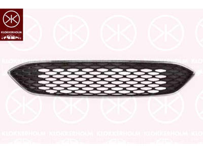 Ventilationsgaller, stötfångare, Fram, krom/svart, överdel, Fordonsutrustningslinje/-variant: TREND