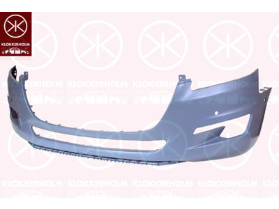 Bumper, w/primer, Front, with hole(s) for park distance control