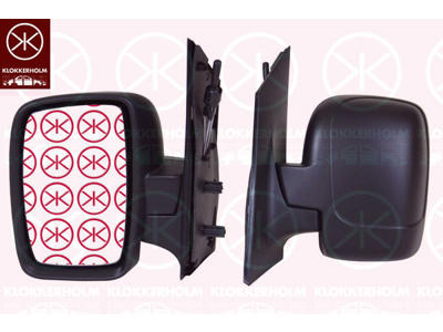 Exterior Mirror, Control: cable pull, Convex, Right