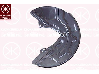 Dekplaat, remschijf, Vooras links, voor remschijfdiameter [mm]: 358, Gegalvaniseerd