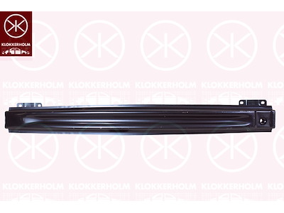 Support, bumper, Rear, Steel