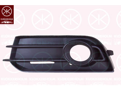 Cover, bumper, Left Front, with hole(s) for fog lights