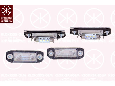 Belysning, skyltbelysning, LED, Tvåsidig, Sats, 2