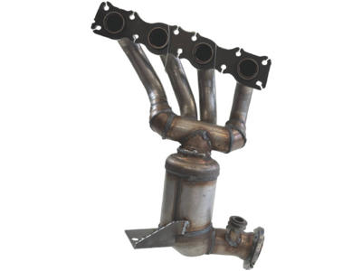 Catalytic Converter, with mounting parts, Euro 4, Euro 5