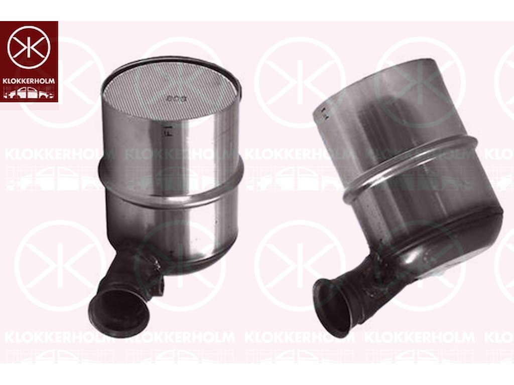 Soot/Particulate Filter, exhaust system, Cordierite, with accessories