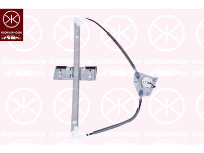 Window Regulator, 4/5-drs, without electric motor, Electric, Left Front