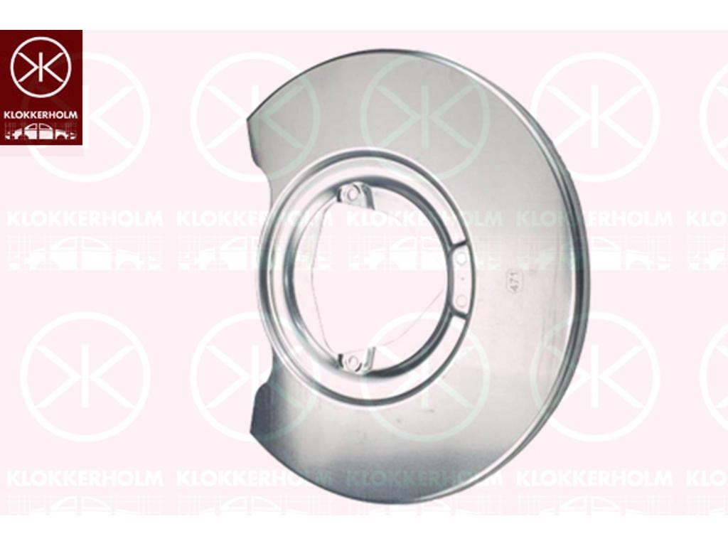 Bromssköld, framaxel, Diameter 1/diameter 2 [mm]: 371/110