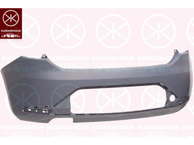 Bumper, w/primer, Rear, Trim Level: FR