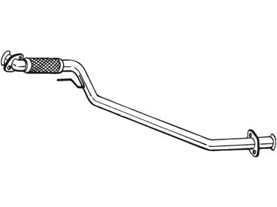 Exhaust Pipe, See accessories list for additionally required parts:  