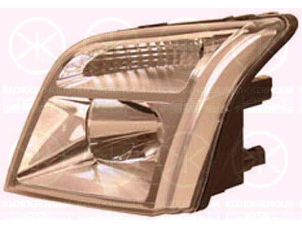 Headlight, H4, with motor for headlamp levelling, Right, Illuminance [lx]: 20, AL
