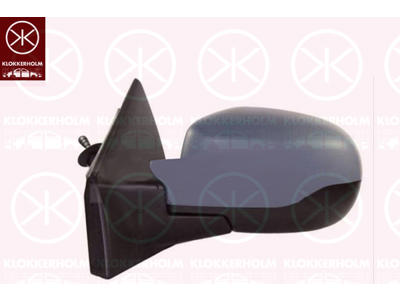 Exterior Mirror, Left, w/primer, Aspherical