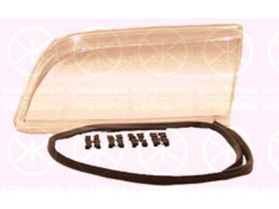 Diffusing Lens, headlight, Left, H7/H7, Crystal clear