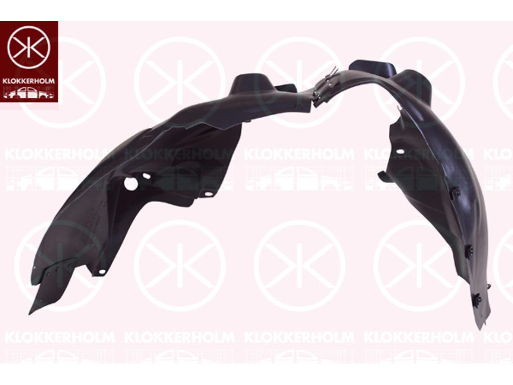 Liner, wheelhouse, Plastic, Left Front