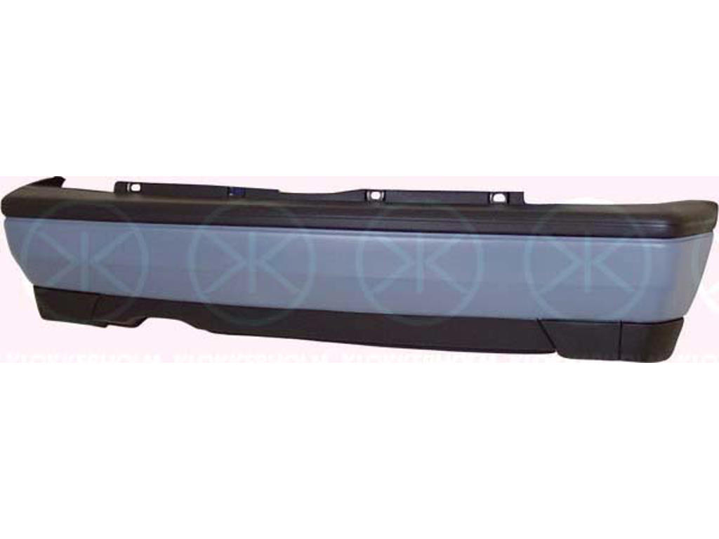 Bumper, w/primer, Rear, black