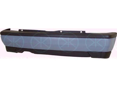 Bumper, w/primer, Rear, black