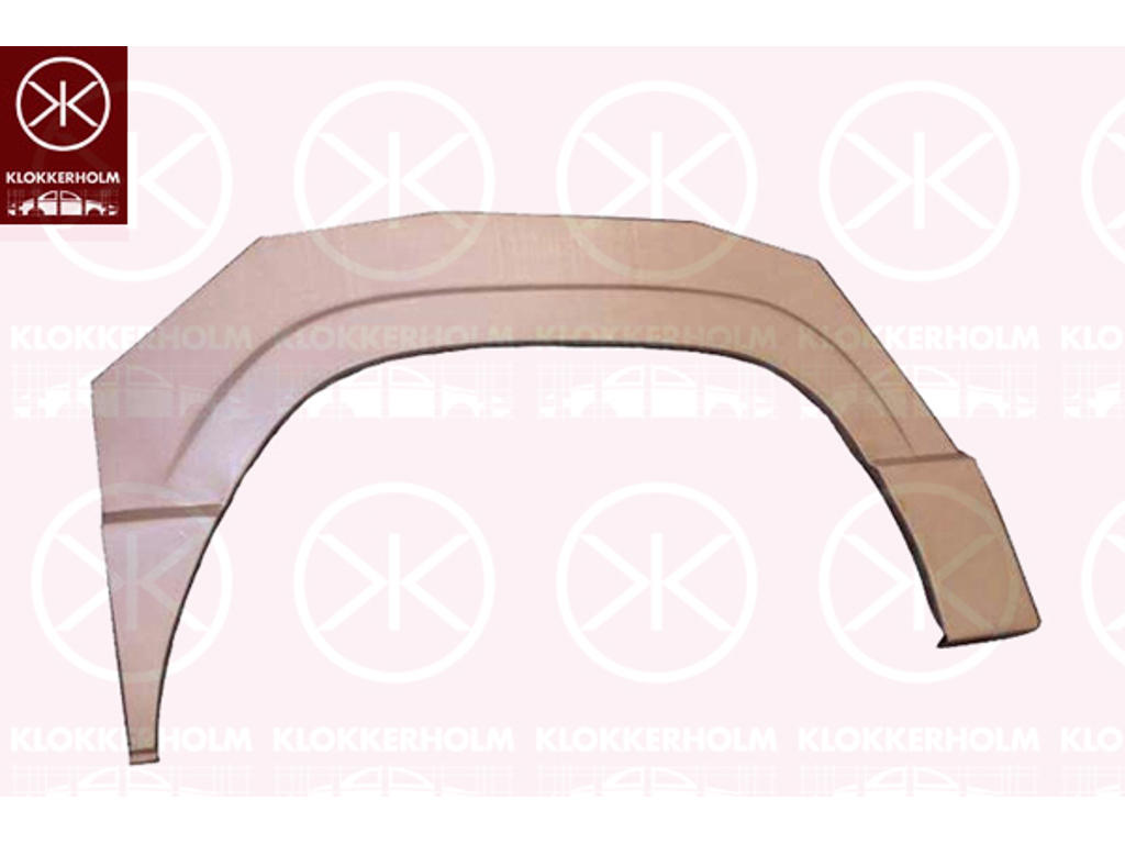 Quarter Panel, Left, Wheel Arch Border, Repair Panel
