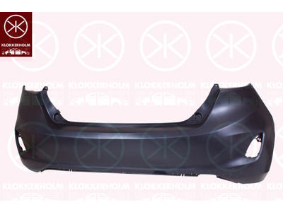 Bumper, w/primer, Rear