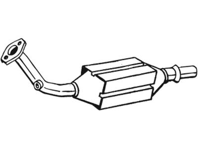 Catalytic Converter, with mounting parts, Emission Standard: Euro 1, Emission Standard: Euro 2
