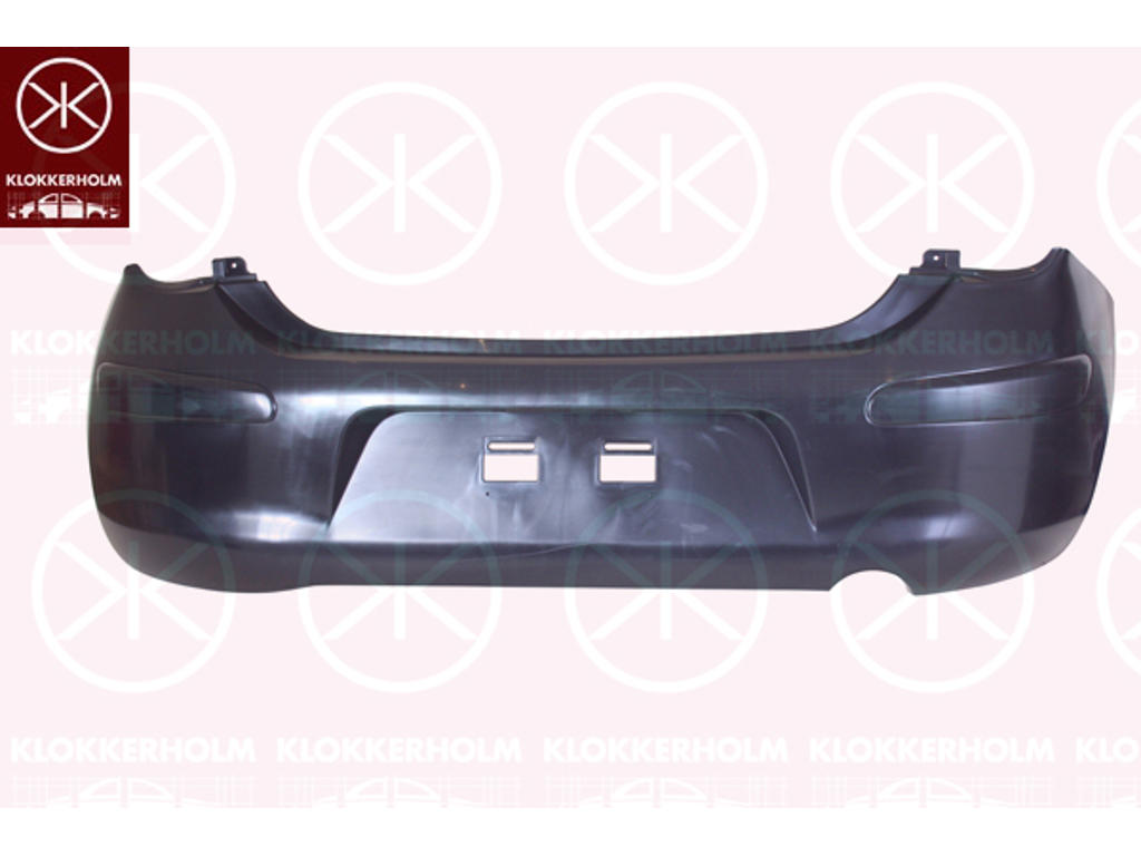 Bumper, w/primer, Rear