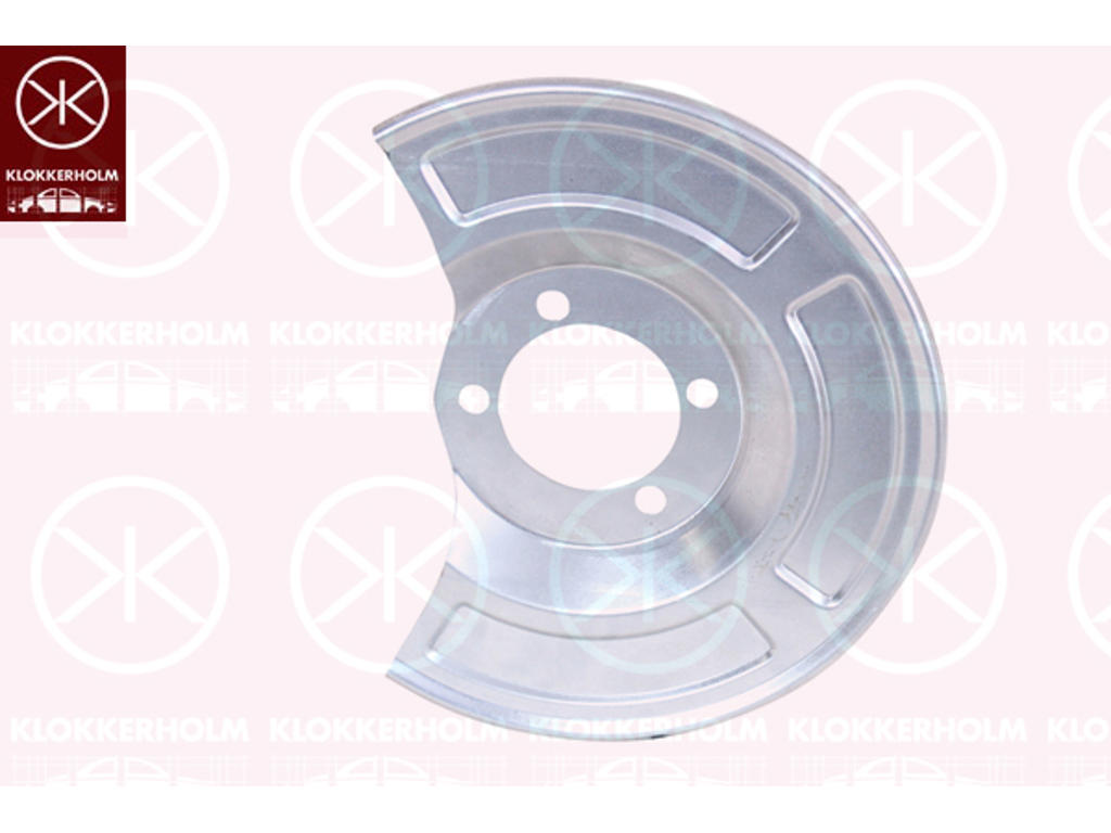 Bromssköld, Bakaxel vänster, Diameter 1/diameter 2 [mm]: 300/75, förzinkad