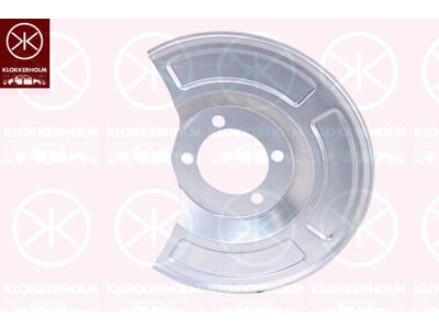 Bromssköld, Bakaxel höger, Diameter 1/diameter 2 [mm]: 300/75, förzinkad