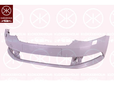 Bumper, w/primer, Front, with hole(s) for washer nozzle