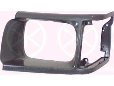 Frame, headlight, grey, Left