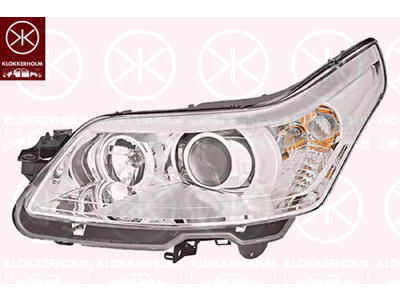 Forlygte, højre, Lysstyrke [lx]: 20, xenon, med styreenhed til Xenon, med indstillingsmotor for LWR, D1S/H1, Valeo