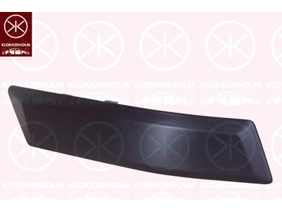 Trim/Protection Strip, bumper, black, Left Rear