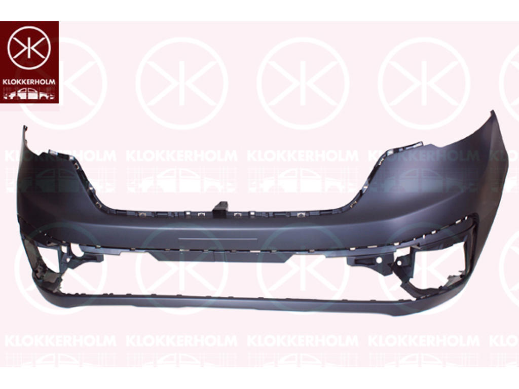 Bumper, w/primer, Front, Grained, Version: VAN