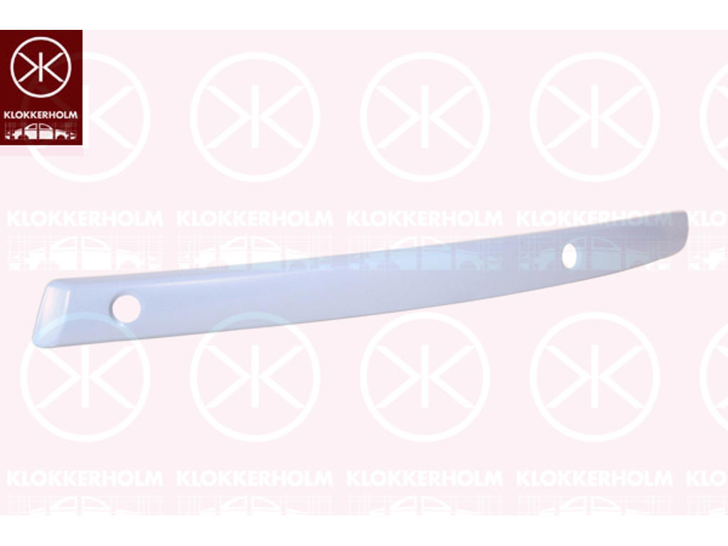 Trim/Protection Strip, bumper, Left Front, with hole(s) for park distance control