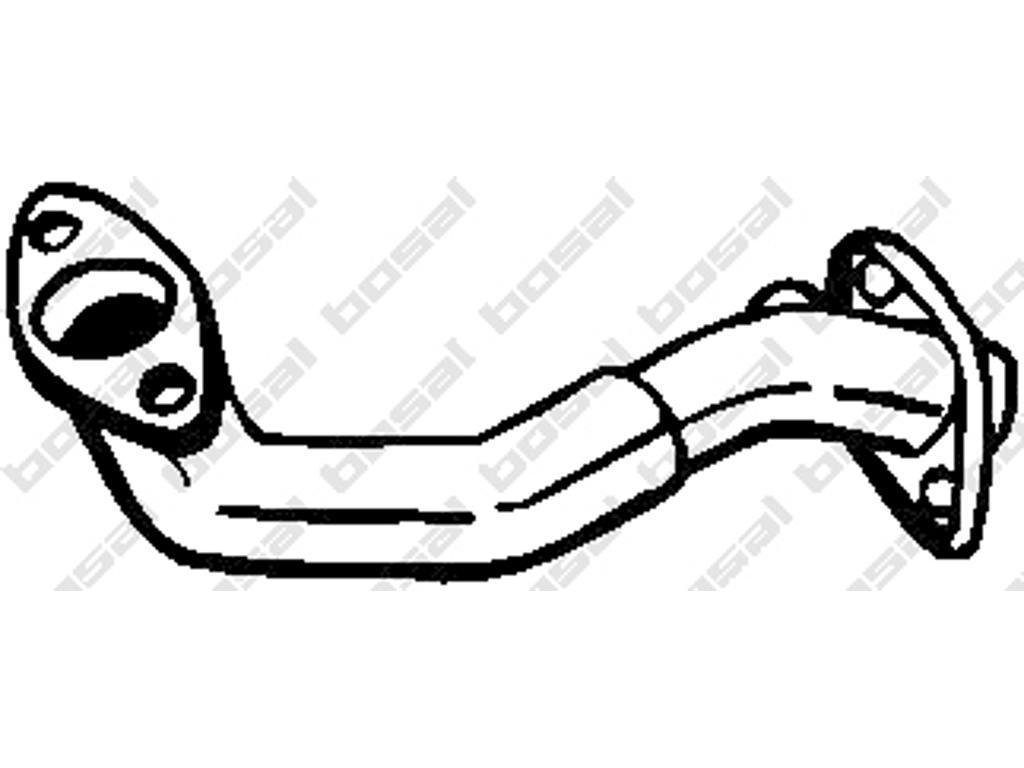 Exhaust Pipe, See accessories list for additionally required parts:  